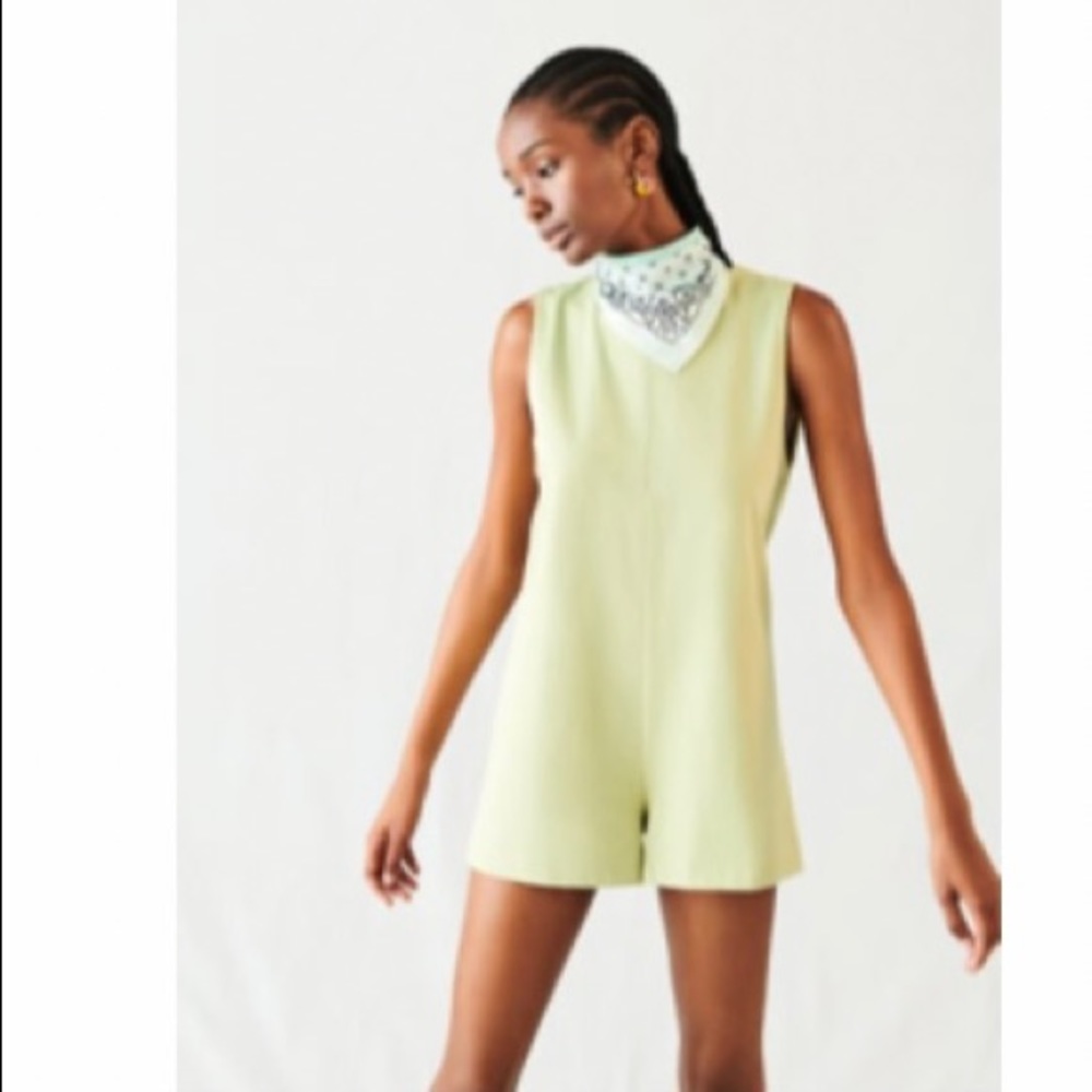 Zara Light Green Play Romper